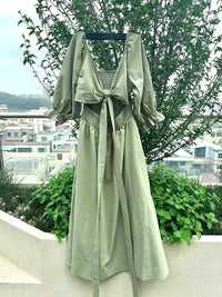 Zweiseitiges Maxi-Sommerkleid - Celina