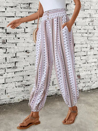 Boho-Chique Dames Broek met Grafische Print – Solara