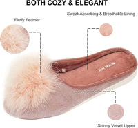 Cozy Velvet Memory Foam Slippers - VelvetEase