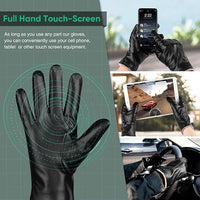 Winter Leder Touchscreen Handschuhe - TouchLuxe