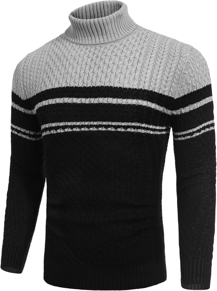 Lässiger Herren-Strickrollkragenpullover - Sander