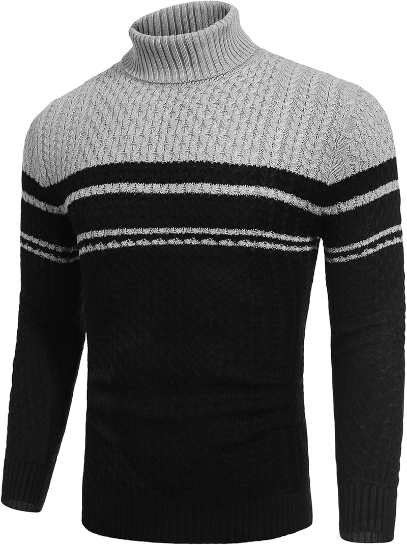 Lässiger Herren-Strickrollkragenpullover - Sander