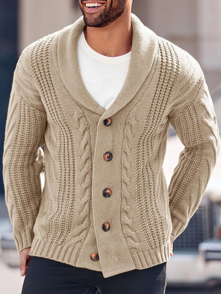 Bequemer gestrickter Herrenpullover - Lucas