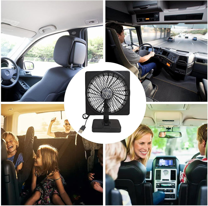 12V USB Air Circulator Car Cooling Fan with 360° Rotation – Aurovent 