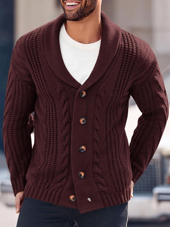 Bequemer gestrickter Herrenpullover - Lucas
