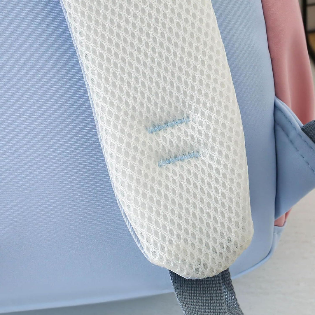 Schooltas Set – Grote Capaciteit Studentenrugzak met Pennenhouder & Tassen – Nivora