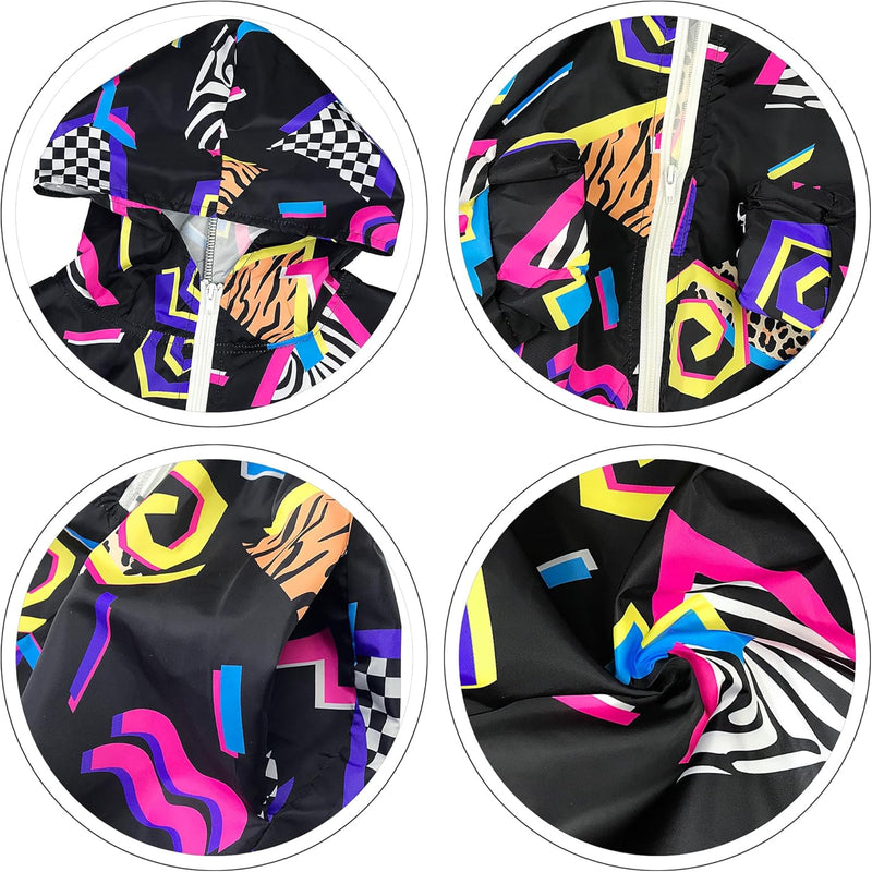 Retro Dames Windbreaker Jumpsuit - Elodie