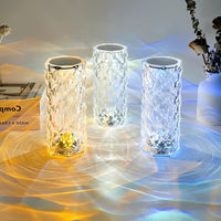 Kristall-Tischlampe mit Touchsteuerung - Aurora