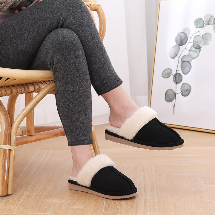 Flauschige Memory Foam Hausschuhe - SoftStep
