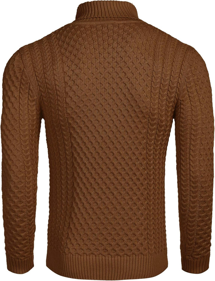 Lässiger Herren-Strickrollkragenpullover - Sander