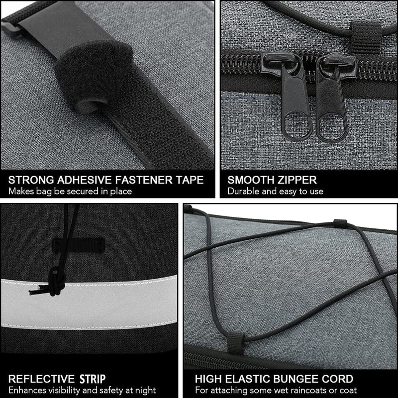 8L Geïsoleerde Fietstas Achterdrager Koeltas met Schouderband - Trevilo