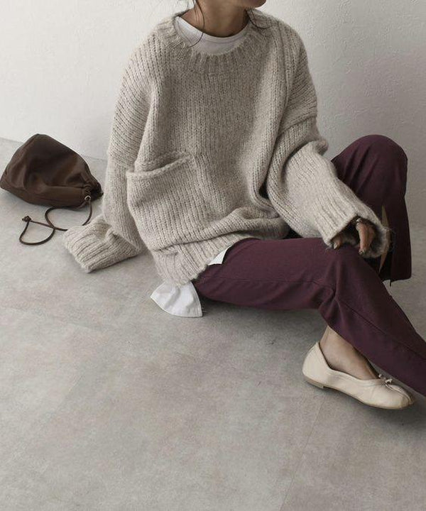 Oversized Strickpullover - AutumnComfort
