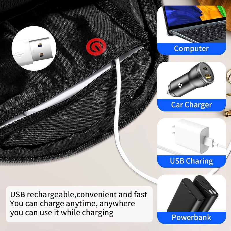 LED Reisrugzak – Waterdichte Lichtgevende Rugzak met Muziekresponsieve Verlichting – Nexora