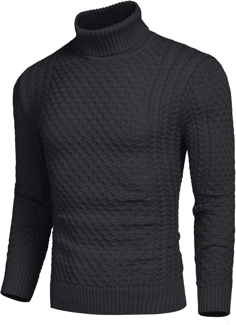 Lässiger Herren-Strickrollkragenpullover - Sander