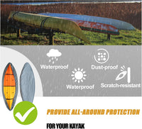 Waterproof UV Resistant Kayak Cover with Adjustable Straps – Marivor 