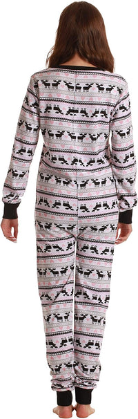 Thermo-Onesie mit Rundhalsausschnitt - CozyPlaid