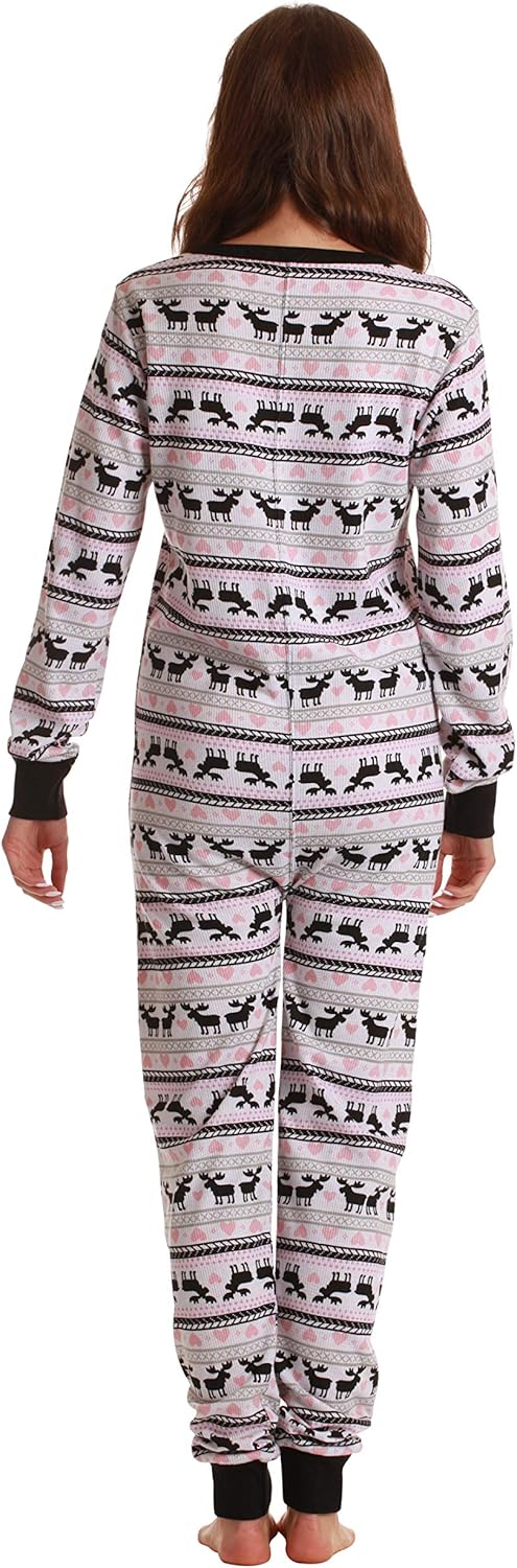 Thermo-Onesie mit Rundhalsausschnitt - CozyPlaid