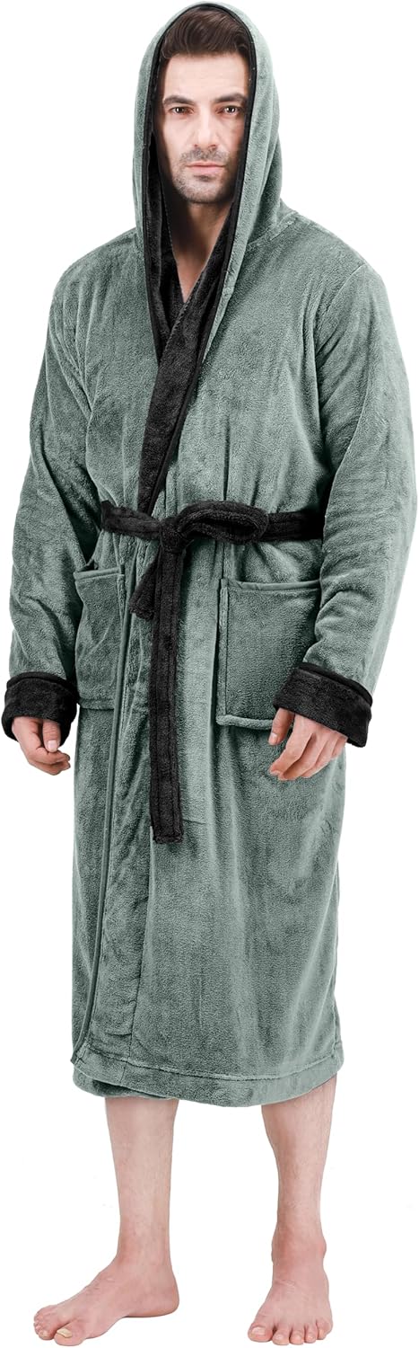 Bequemer Herren Fleece Bademantel - Harry