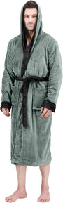 Bequemer Herren Fleece Bademantel - Harry