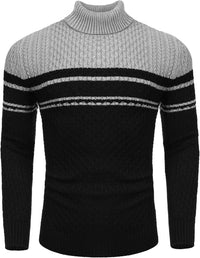 Lässiger Herren-Strickrollkragenpullover - Sander
