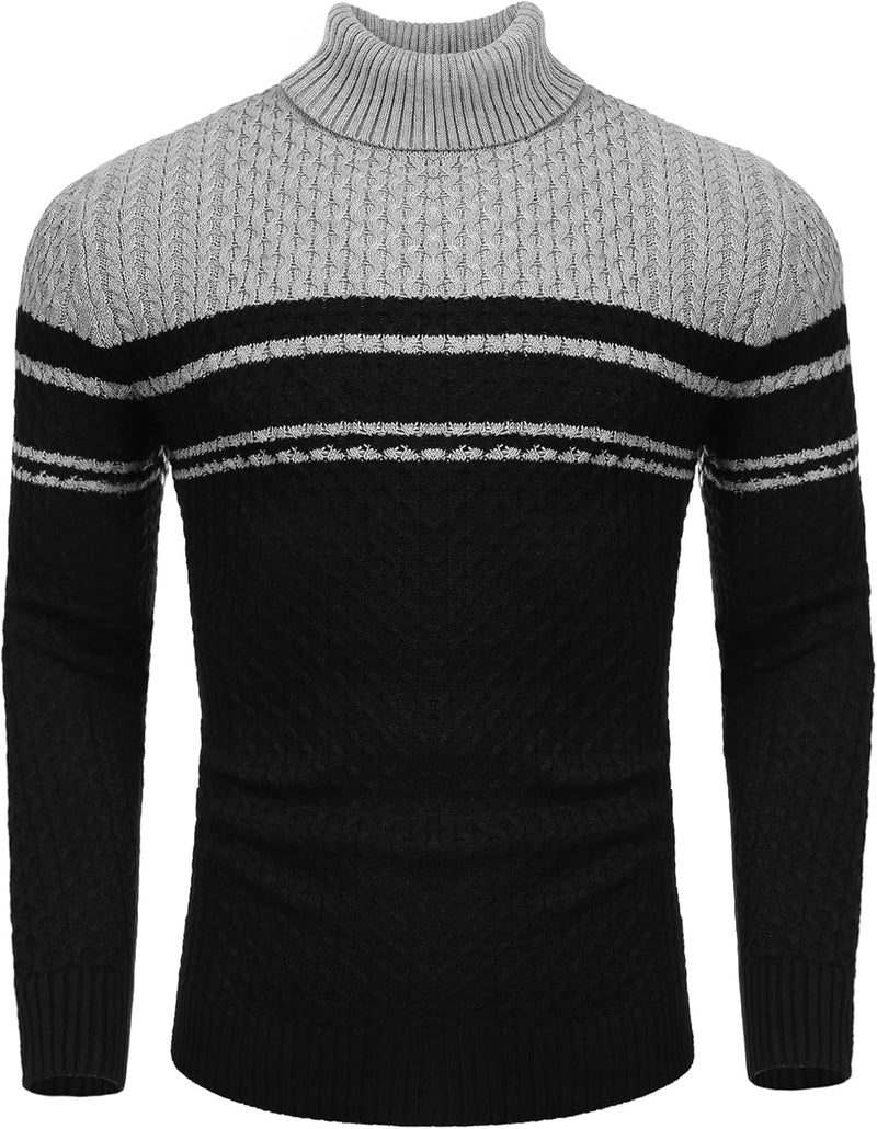 Lässiger Herren-Strickrollkragenpullover - Sander