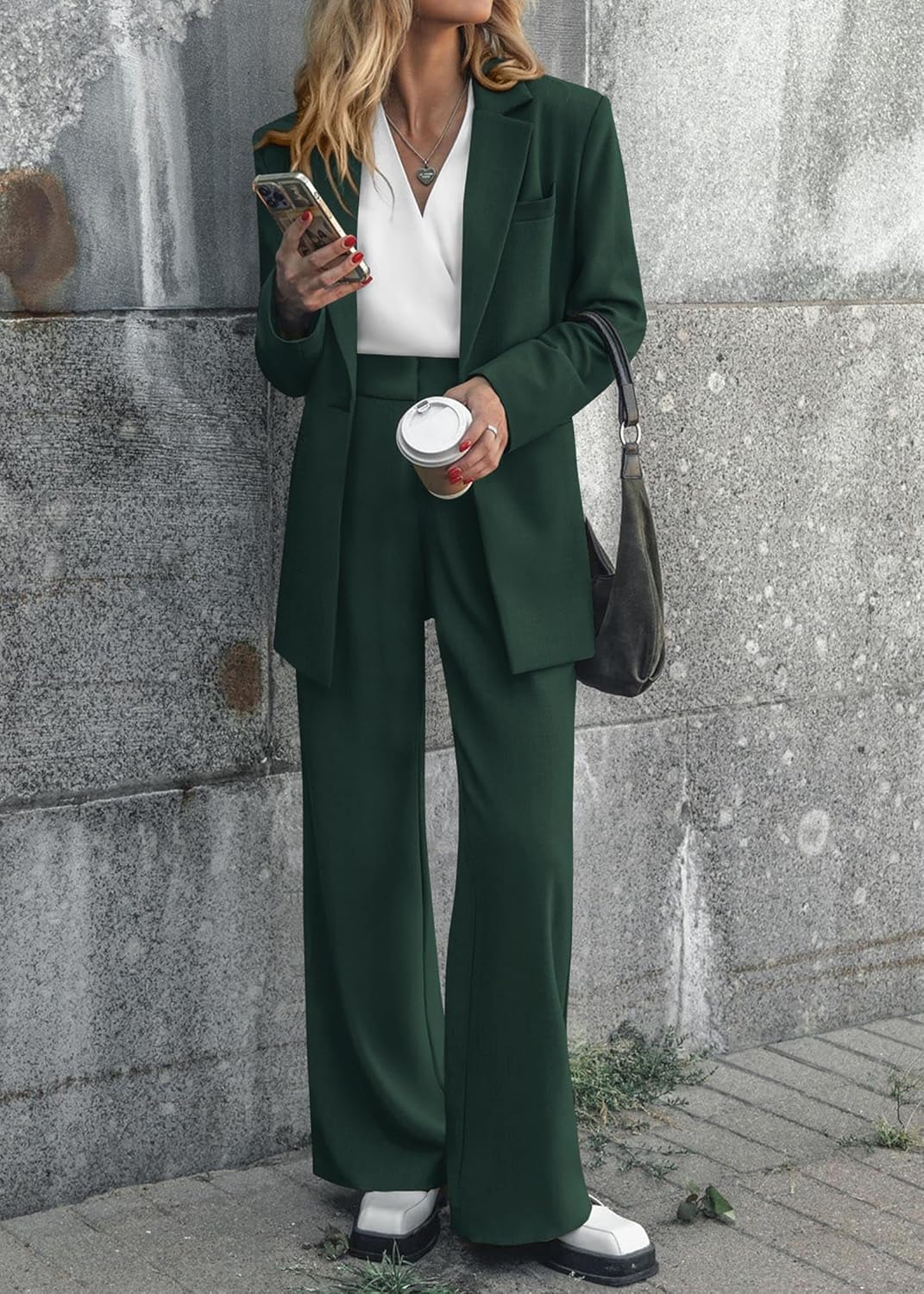 Stijlvolle Blazer en Pantalon Set - Mia