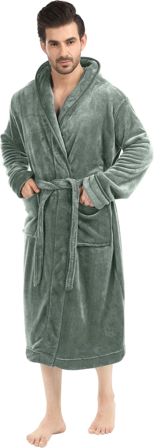 Bequemer Herren Fleece Bademantel - Harry