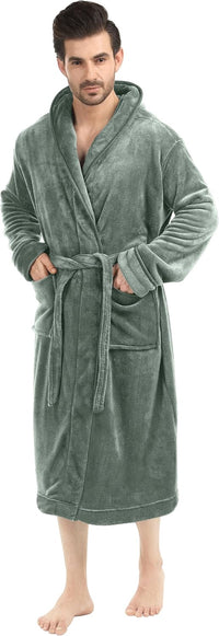 Bequemer Herren Fleece Bademantel - Harry