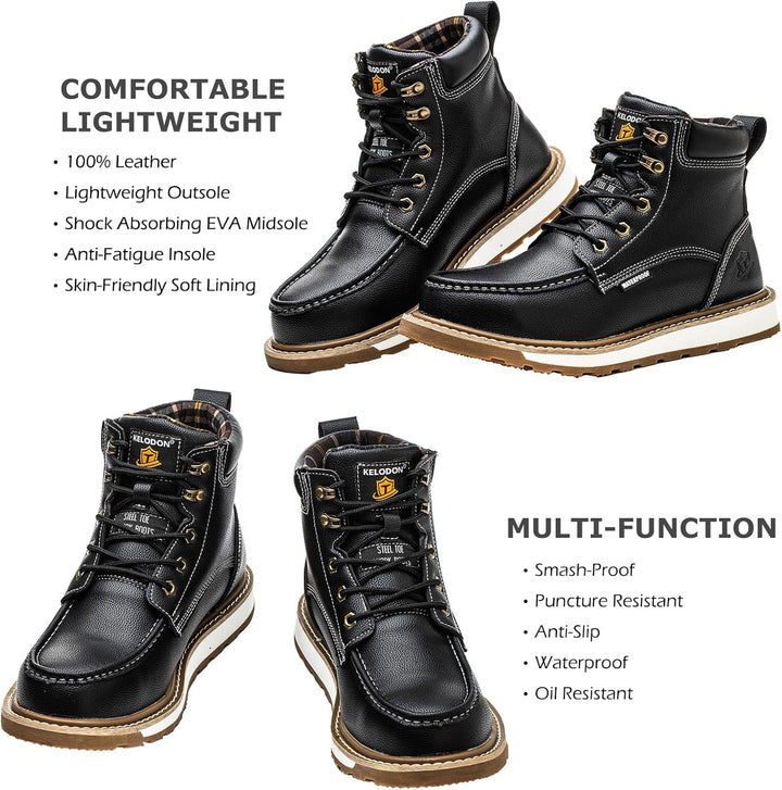 Robuste Wasserdichte Arbeitsstiefel für Herren - Timothy