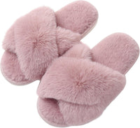 Fuzzy Slippers with Memory Foam - CloudStep