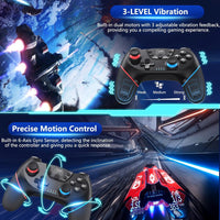 Draadloze Switch-controller met Hall Effect Joysticks en Turbo-functie – Nexora
