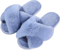 Fuzzy Slippers with Memory Foam - CloudStep