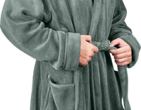 Bequemer Herren Fleece Bademantel - Harry
