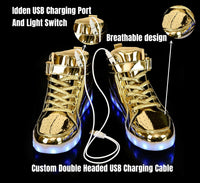 Trendy LED Sneakers met Oplaadbare Verlichting - LumaBoost
