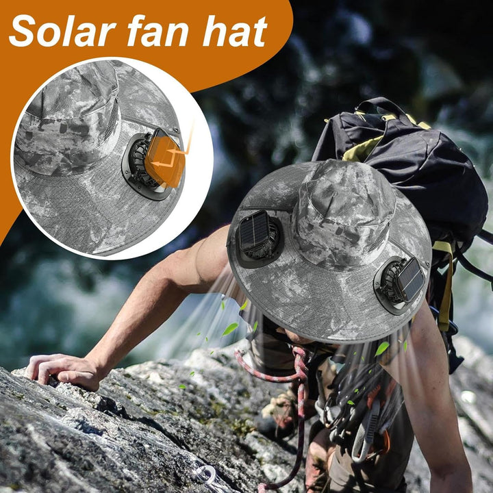 Zonneventilator Koelhut met UV-bescherming – Solvoro