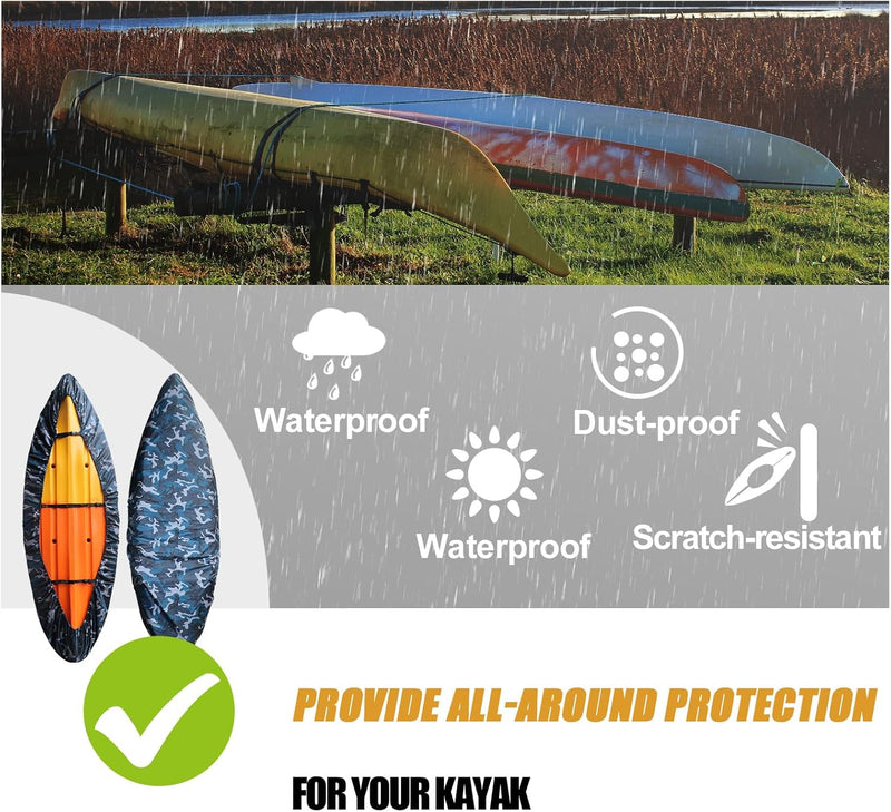 Waterproof UV Resistant Kayak Cover with Adjustable Straps – Marivor 