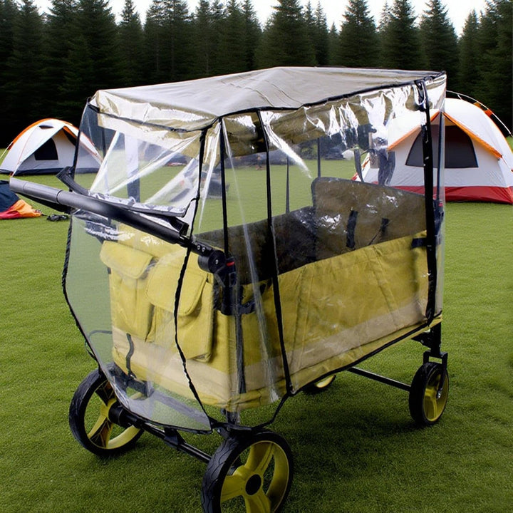 Stroller Rain Cover – Windproof Protective Arch for 2-seater and 4-seater Strollers – Venaro 