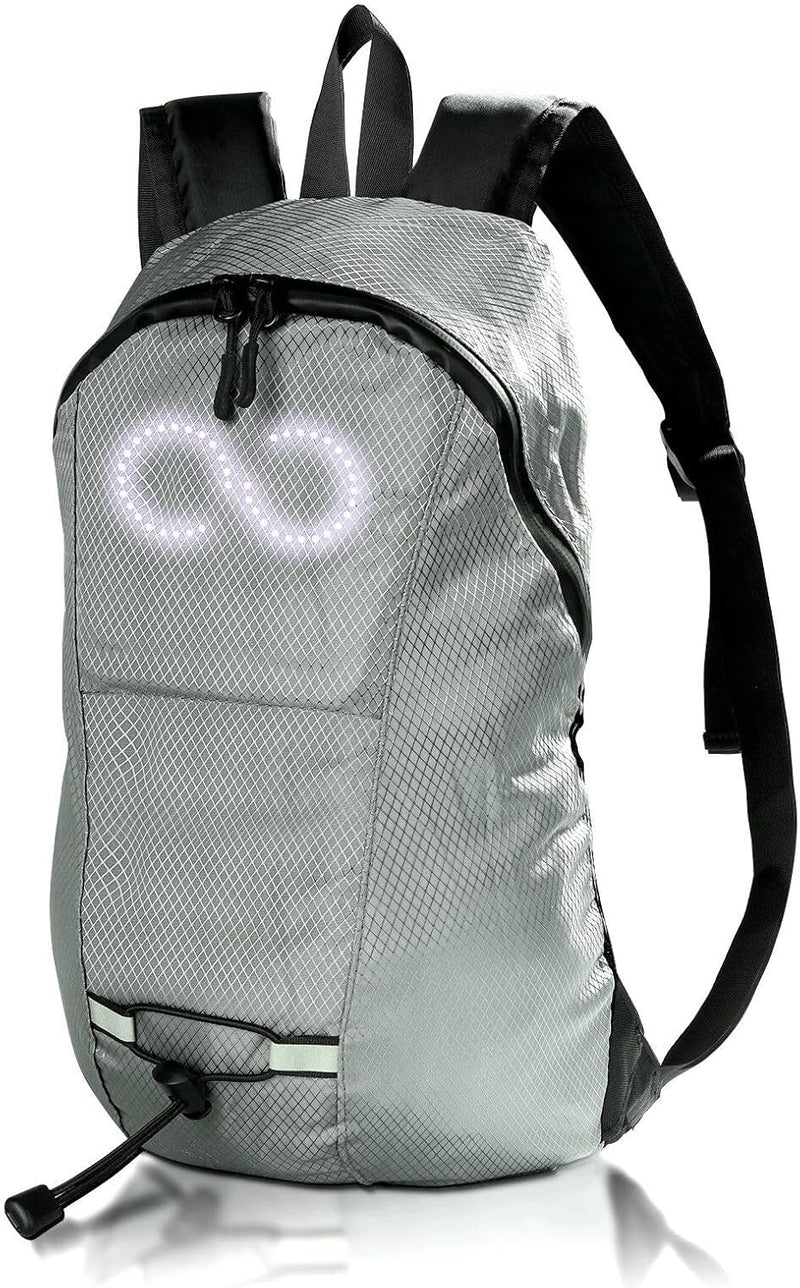 LED Reisrugzak – Waterdichte Lichtgevende Rugzak met Muziekresponsieve Verlichting – Nexora