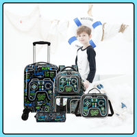 Kinder Bagage Set 5-delig met Hard Shell en Spinnerwielen – Game Day
