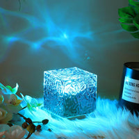Nordlicht-Prisma-Lampe - Borealis Cube