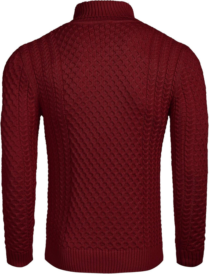 Lässiger Herren-Strickrollkragenpullover - Sander