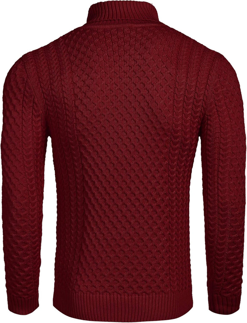 Lässiger Herren-Strickrollkragenpullover - Sander