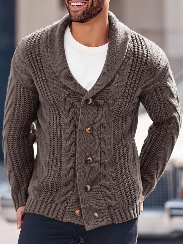 Bequemer gestrickter Herrenpullover - Lucas
