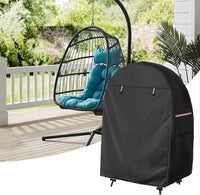 Waterproof Egg-Shaped Chair Cover with Double Zipper – Solara 