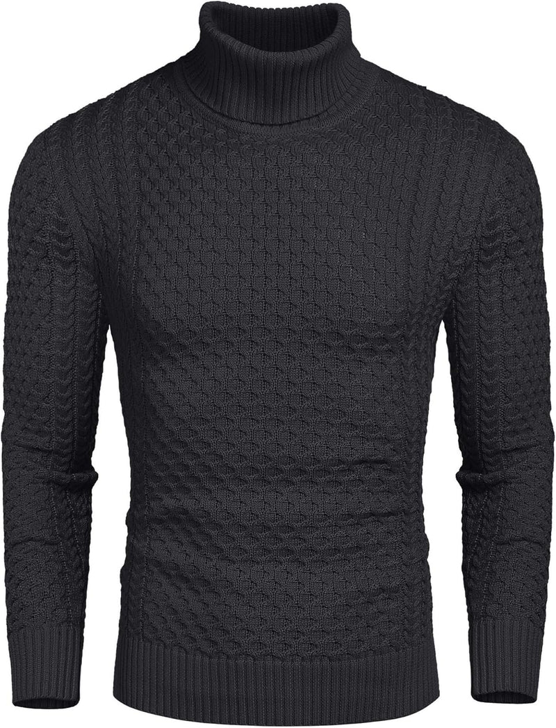 Lässiger Herren-Strickrollkragenpullover - Sander