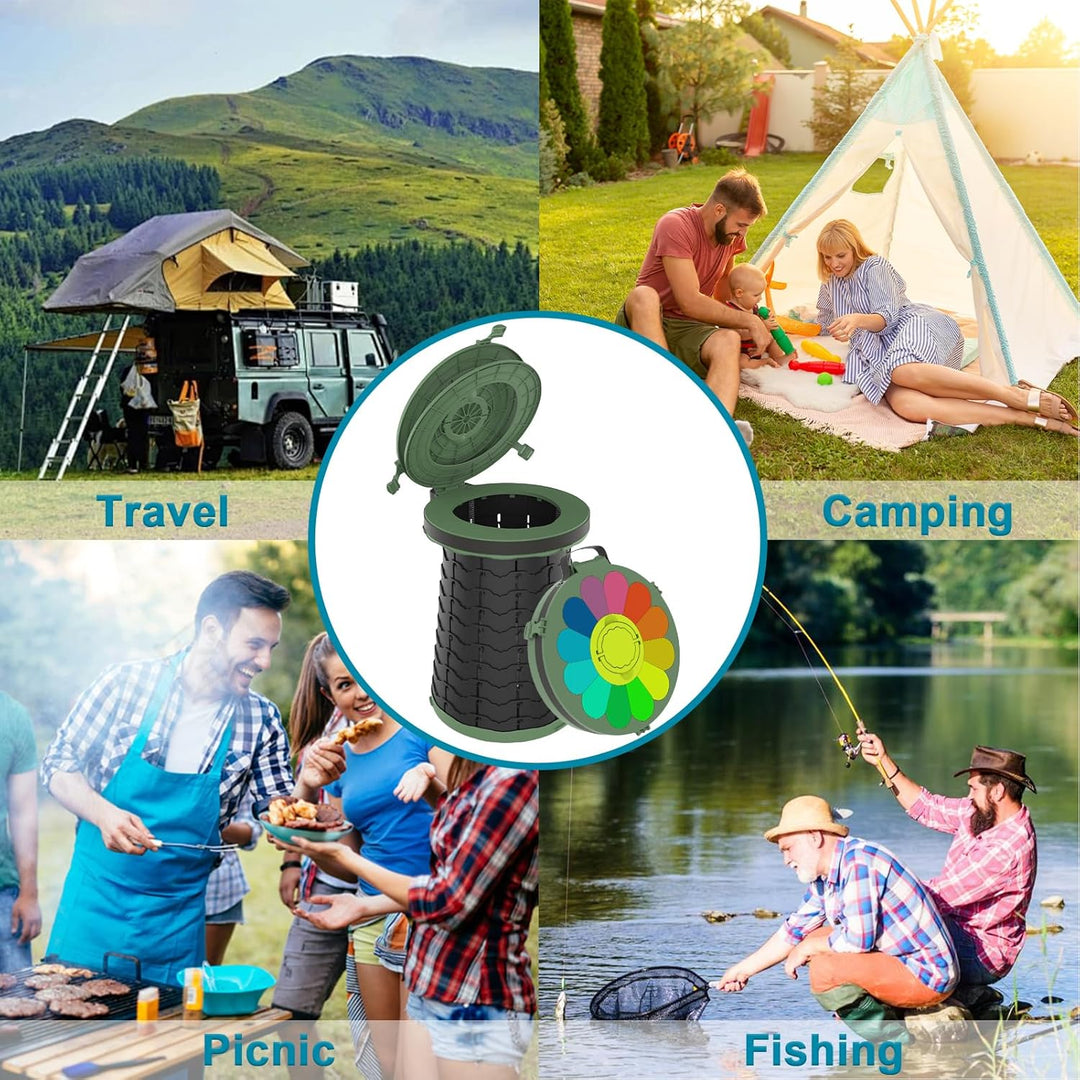 Tragbare Toilette mit verstellbarer Höhe – CampMate