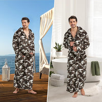 Bequemer Flanell Herren Bademantel - James