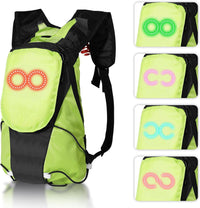 LED Motorfietsrugzak – Luminescente Veiligheidstas voor Buiten- en Nachtfietsen – Lumaro