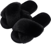 Fuzzy Slippers with Memory Foam - CloudStep