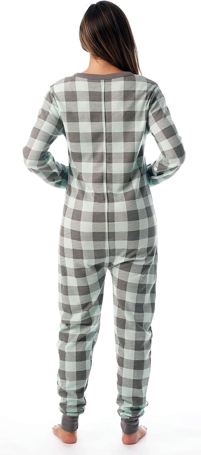 Thermo-Onesie mit Rundhalsausschnitt - CozyPlaid